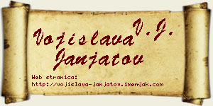 Vojislava Janjatov vizit kartica